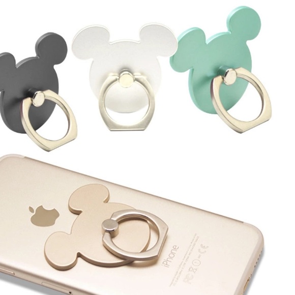 [3 for $6] Mickey Mouse Phone Finger Ring - Picture 3 of 7
